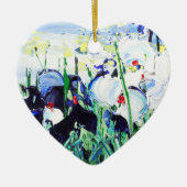 Gods glorie verspreiden keramisch ornament (Voorkant)