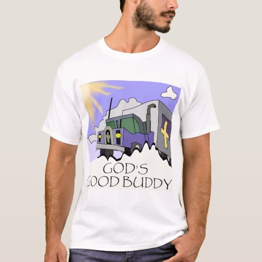 Gods Goede Boeddy T-shirt (Voorkant)