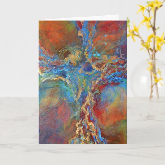 God's Grace-A Cross of Hope Kaart (Gele Bloem)