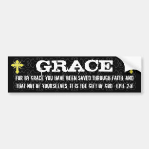 God's Grace Christelijke Bumpersticker