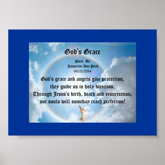God's Grace Poetry Poster (Voorkant)