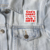 Gods Great3-Button Vierkante Button 5,1 Cm (In situ)