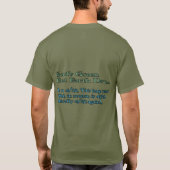 God's Green Flat Earth... T-shirt (Achterkant)