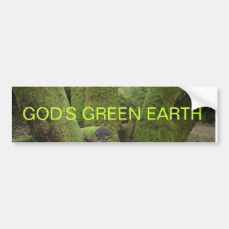 GOD'S GROENE AARDE BUMPERSTICKER