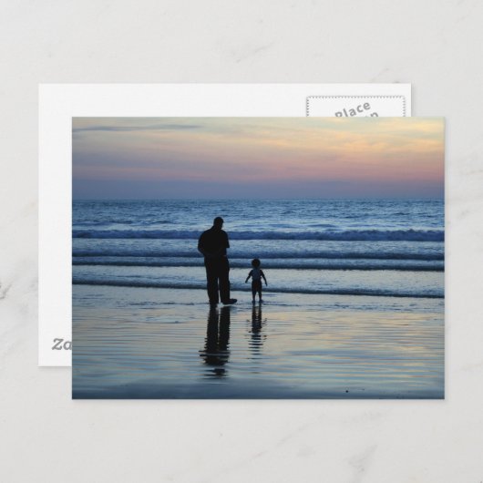 Gods grootste cadeau, pap briefkaart (Voorkant / Achterkant)