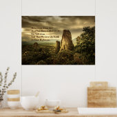 "Gods grootste wonder is berging" profetisch Poster (Keuken)