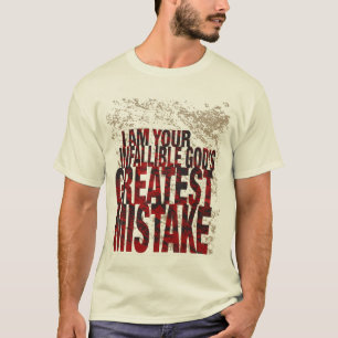 Gods grote fout t-shirt