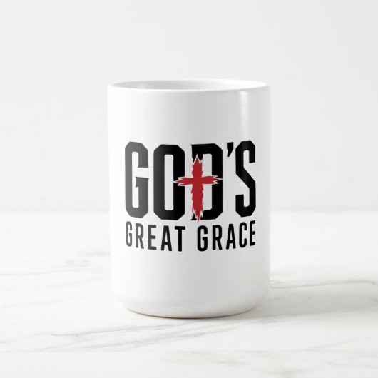 Gods grote genade koffiemok (Center)