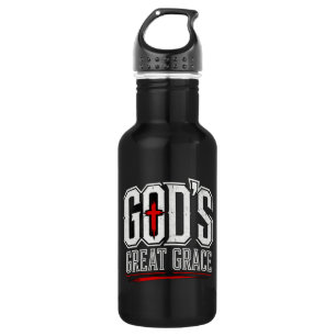 God's Grote Genade Vet Gedistresseerd Waterfles