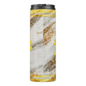 Gods Grote Plan Zonnebloem Geloof Thermosbeker (Achterkant)