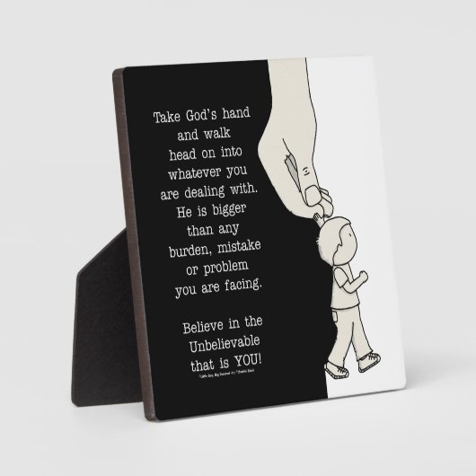 Gods hand nemen fotoplaat (Voorkant)