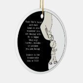 Gods hand nemen keramisch ornament (Rechts)