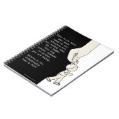 Gods hand nemen notitieboek (Linkerzijde)