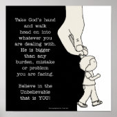 Gods hand nemen poster (Voorkant)