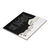 Gods hand nemen tegeltje (Zijkant)