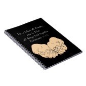 Gods handen notitieboek (Rechterzijde)