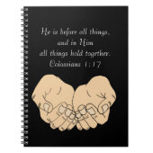 Gods handen notitieboek (Voorkant)