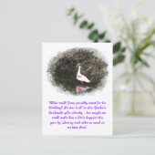 Gods handgemaakte gaven aan Jezus Briefkaart (Staand voorkant)