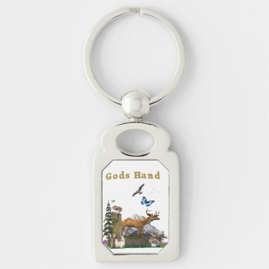 Gods handkunst sleutelhanger (Voorkant)