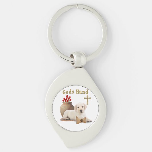 Gods-handpuppy Sleutelhanger (Voorkant)