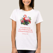 Gods handwerk Flamingo T-shirt (Voorkant)