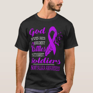 Gods hardste soldaten - Fibromyalgie bewustzijn T-shirt