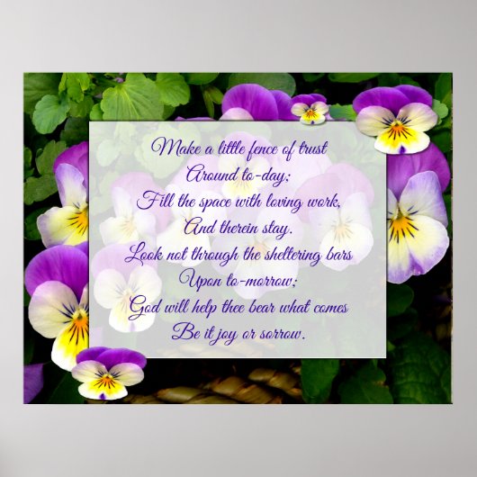 Gods Help Dag tegen Dag Poster (Voorkant)