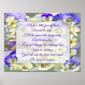 Gods Help Dag tegen Dag Poster (Voorkant)