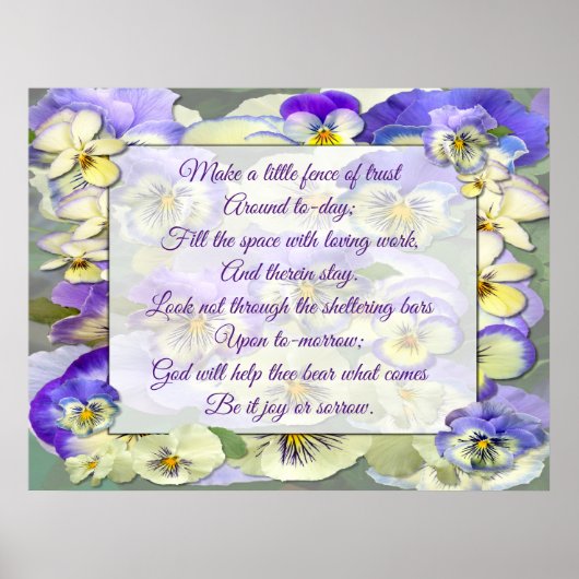 Gods Help Dag tegen Dag Poster (Voorkant)