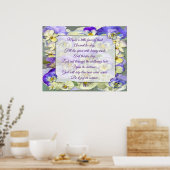 Gods Help Dag tegen Dag Poster (Keuken)