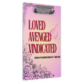 God's Help Daily Up Deuteronomy 32 Clipboard Klembord (Rechts)