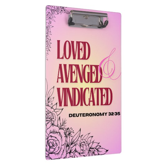 God's Help Daily Up Deuteronomy 32 Clipboard Klembord (Rechts)