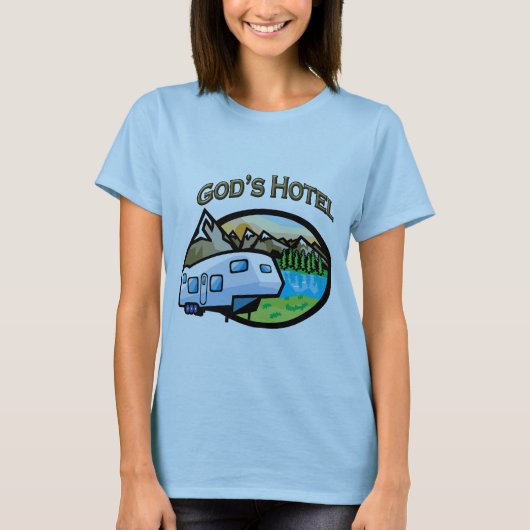 Gods Hotel T-shirt (Voorkant)