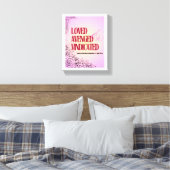 God's Hulp Dagelijks Omhoog Deuteronomy 32 Canvas Afdruk (Insitu (Slaapkamer))