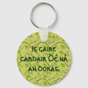 God's hulp is dichterbij dan de deur sleutelhanger