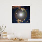 Gods iriserende licht Show Poster (Keuken)