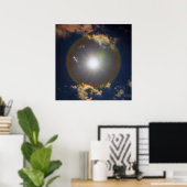 Gods iriserende licht Show Poster (Thuiskantoor)