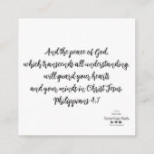 Gods Kaart voor de Vredesruimte (Achterkant)