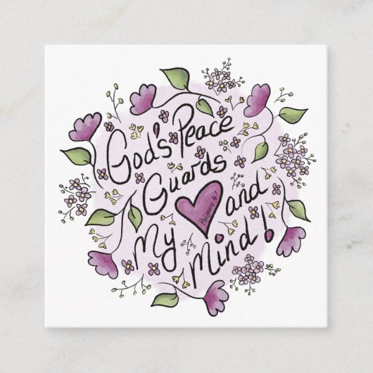 Gods Kaart voor de Vredesruimte (Voorkant)