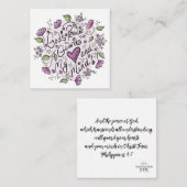 Gods Kaart voor de Vredesruimte (Voorkant / Achterkant)