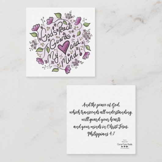 Gods Kaart voor de Vredesruimte (Voorkant / Achterkant)