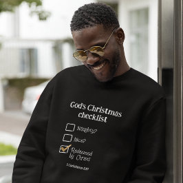 GODS KERST CHECKLIST CHRISTELIJK MANNEN TRUI