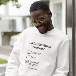 GODS KERST CHECKLIST CHRISTELIJK MANNEN TRUI