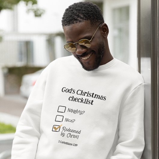 GODS KERST CHECKLIST CHRISTELIJK MANNEN TRUI