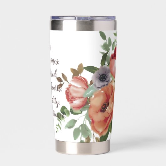 Gods keuze geïsoleerde drinkbeker (Achterkant)