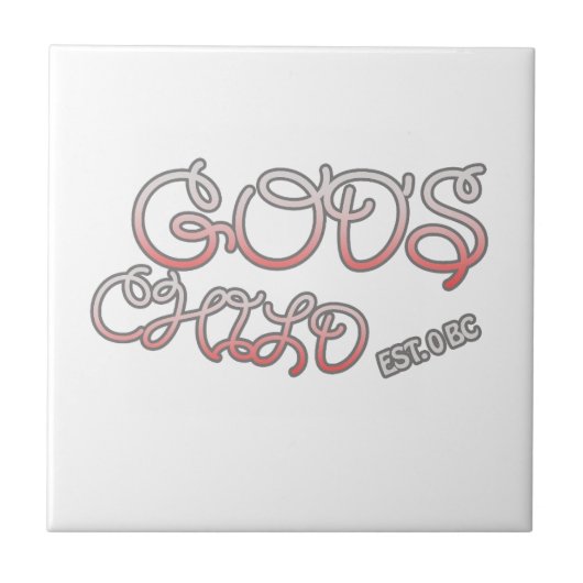 Gods kind tegeltje (Voorkant)