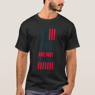 Gods kinderen zijn niet te koop Amerikaanse vlag T-shirt