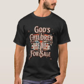 Gods kinderen zijn niet te koop Christelijk E T-shirt (Voorkant)