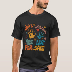 Gods kinderen zijn niet te koop Cross Christelijk T-shirt