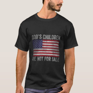Gods kinderen zijn niet te koop Patriottische Amer T-shirt